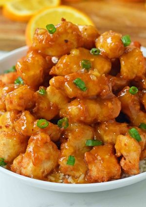 A picture of Orange Chicken.