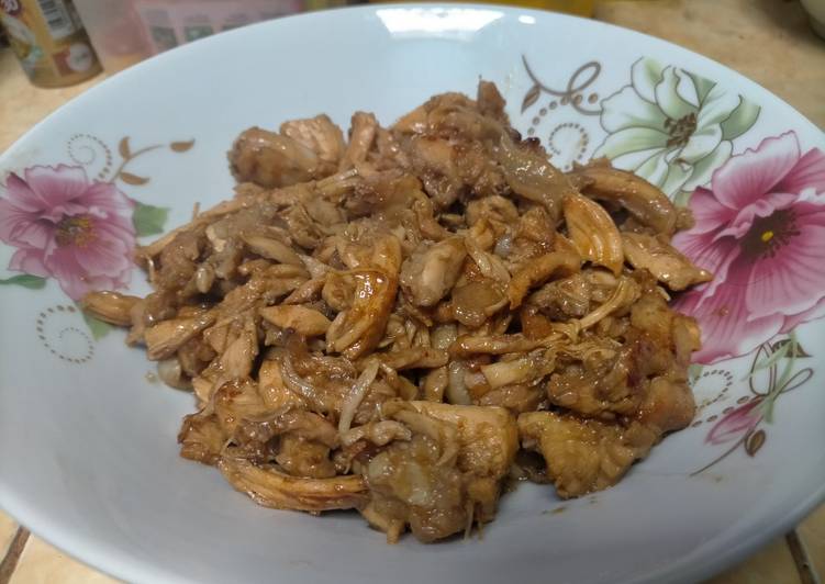 Resep @GURIH Ayam Suwir Kecap resep masakan rumahan yummy app