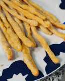 Grisines de polenta y queso sin gluten