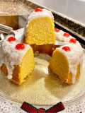 Pastel con Corn Flakes y coco. (Cake with Corn Flakes and coconut)