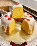 Pastel con Corn Flakes y coco. (Cake with Corn Flakes and coconut)