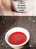 Coulis de framboises fraîches du jardin 😋