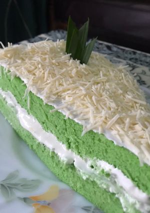 Foto resep Cake pandan kukus
