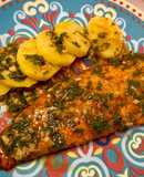Lenguado con ajo y limón