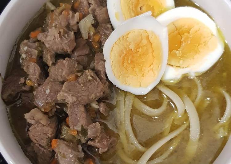 Ramen de ternera
