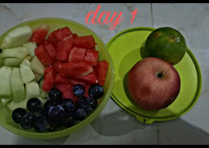 Resep Day 1 (buah potong), Lezat Sekali