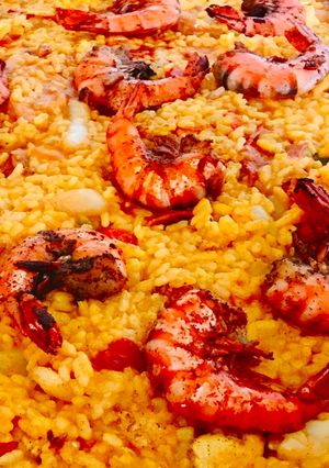 Hình của món Paella Tây Ban Nha Thập Cẩm (Thiếu Trai Đen) 🥘.