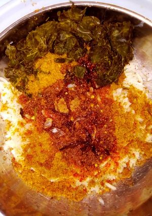 A picture of Rice with kwaben xogala.