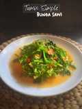 Tumis Simple Bunga Sawi