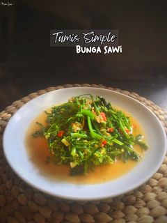 Foto resep Tumis Simple Bunga Sawi