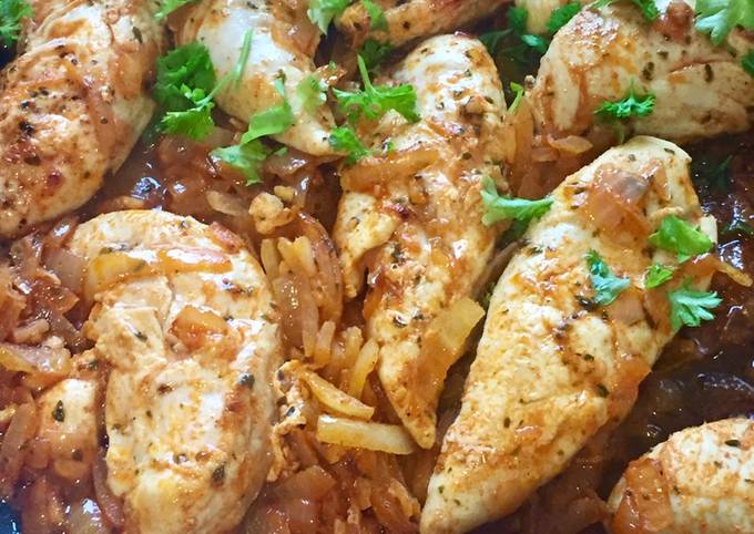 Simple Way to Make Ultimate Pollo Con Limón Y Ajillo (Chicken With
Lemon & Garlic)