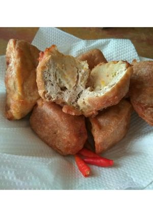 Foto resep Tahu isi sayur & daging ayam