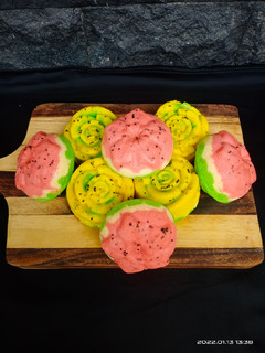 Foto resep Bolu Kukus Semangka