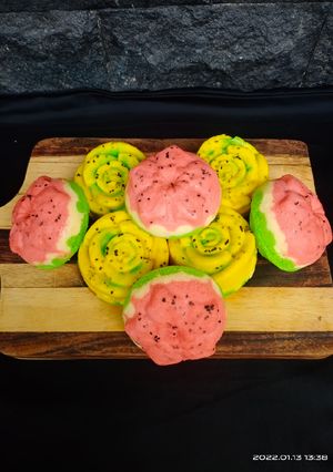 Foto resep Bolu Kukus Semangka