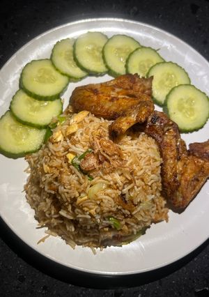 Foto resep Nasi goreng ikan bilis