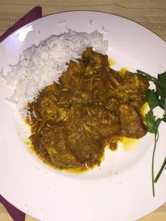 Una foto de Pollo al Curry hindú