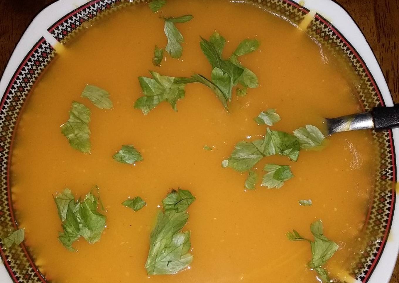 Sopa de calabaza súper fácil