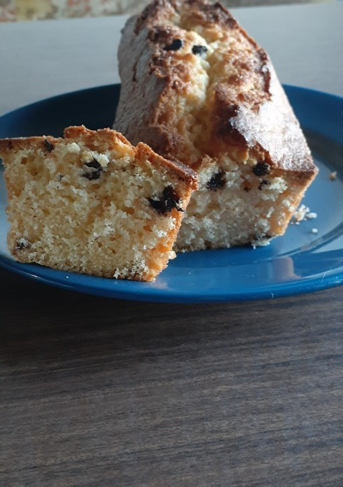 Una foto de Budín de pomelo y chips de chocolate