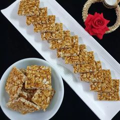 A picture of Peanut Chikki.