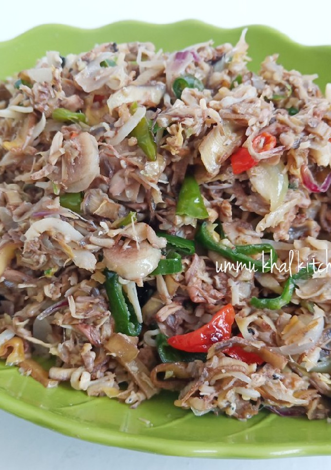 Foto resep Tumis Jantung Pisang Pedas