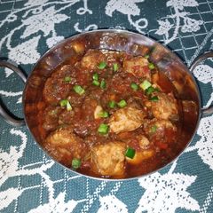 A picture of Capsicum Chicken Karahi.