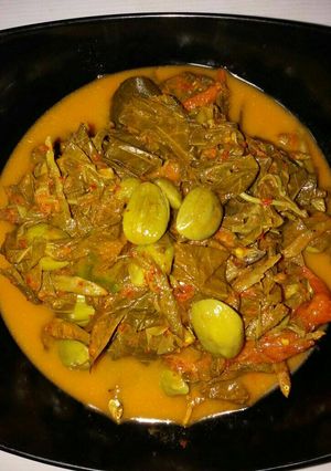 Foto resep Daun singkokng teri + pete