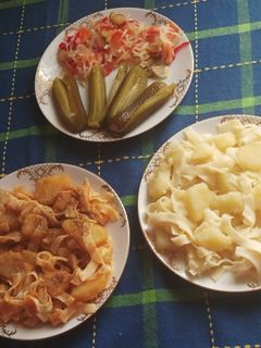681.Krumplis tészta fehéren és paprikásan készítve 😋 recept fotója