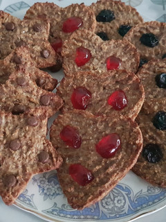 Una foto de Galletitas veganas de avena y banana