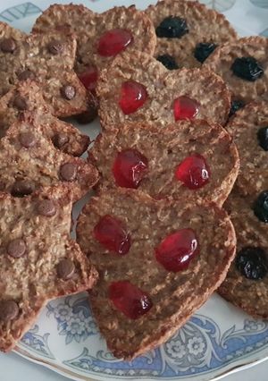 Una foto de Galletitas veganas de avena y banana