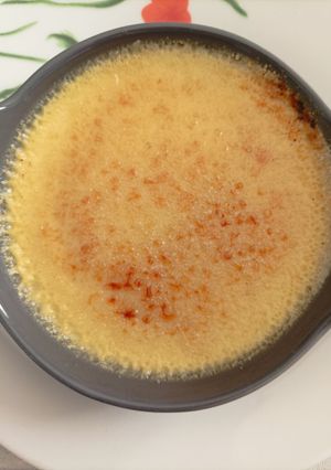 Une photo de Crème brûlée coco