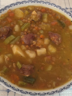 Una foto de Potaje PALMERO de Trigo y Verduras “Receta típica de la isla de La Palma”