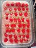 Postre cremoso de limón