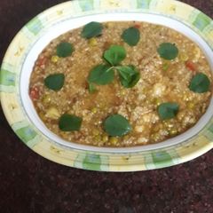 A picture of Punjabi methi BAJRA kichda.