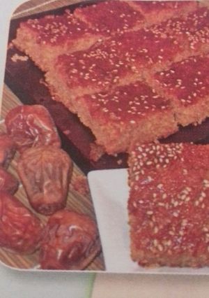 صورة لوصفة بسبوسة التمر