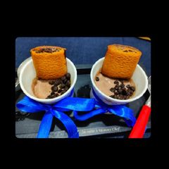 A picture of Coconut milk - chocolate ice cream.