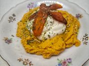 Una foto di carota yogurt