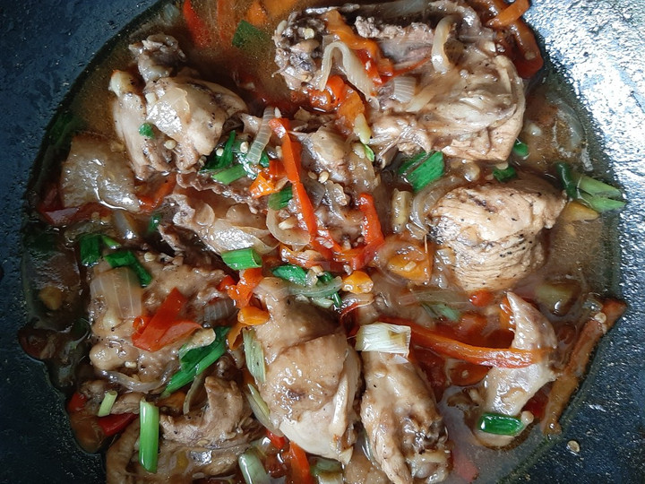 Anti Ribet, Memasak Ayam kecap lada hitam pedes manis mantepp Menu Enak