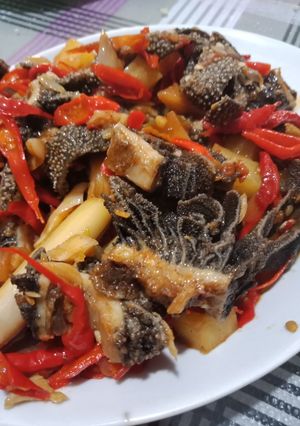 Foto resep Sambel goreng babat kentang