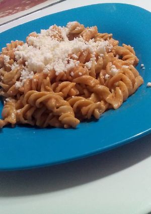 Una foto de Pasta enchipotlada