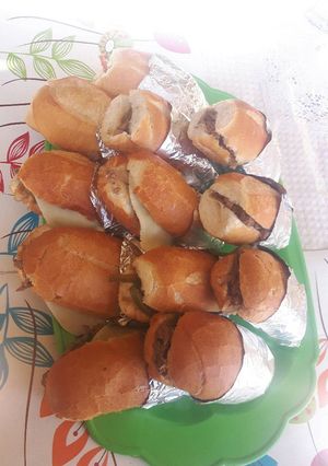 Una foto de Sándwich filadelfia