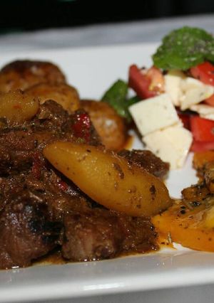 Una foto de Carne caramelizada