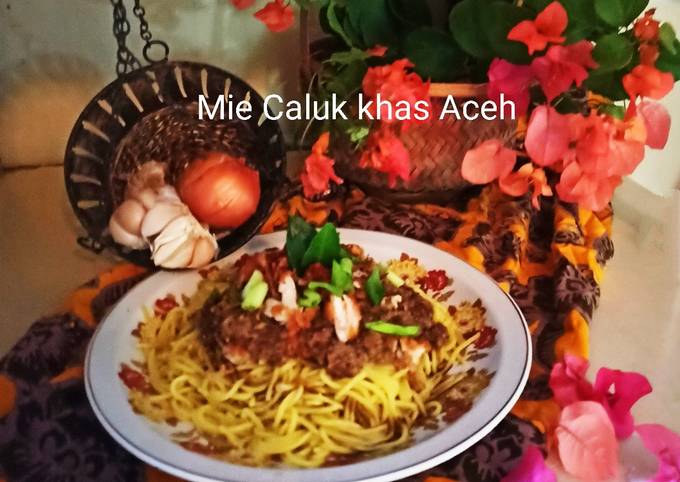 Cara membuat Mie Caluk khas Aceh ||Caluk Noodle From Aceh