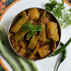 A picture of French Beans Ki Sabji.