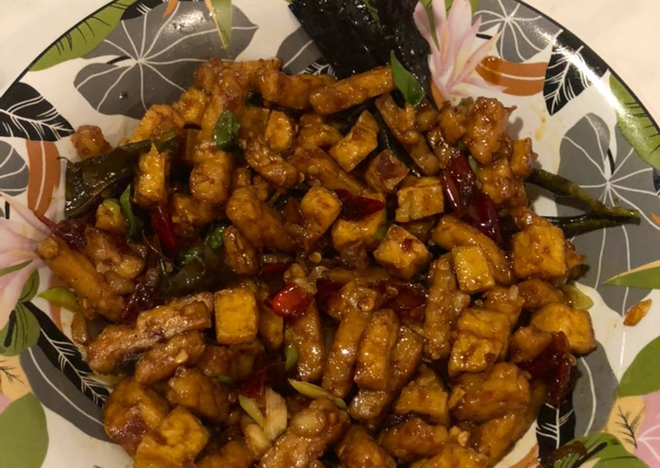 Oseng Tempe Tahu Pedas