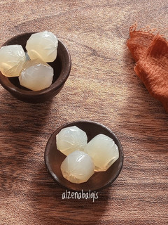Foto resep 370.Bola Air Kelapa (Isian Mochi Kelapa)