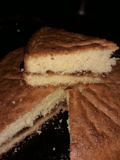 Una foto de Torta casera de vainilla