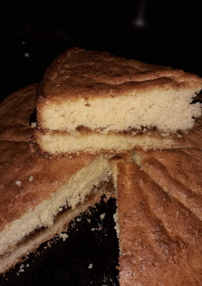 Una foto de Torta casera de vainilla