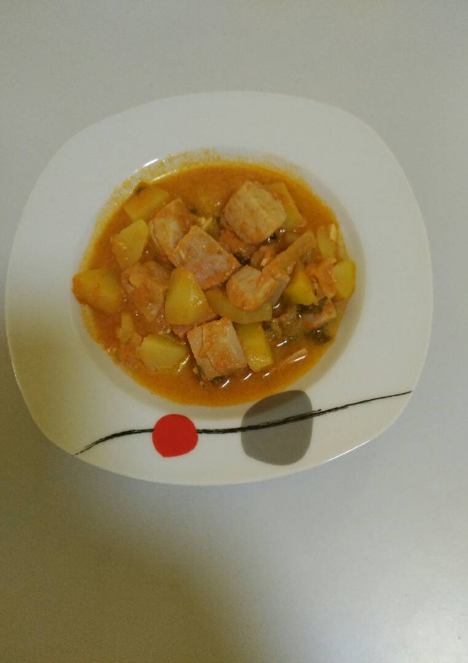 Una foto de Marmitako de atún