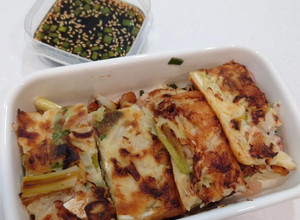 韓式海鮮煎餅 的食譜成品照片