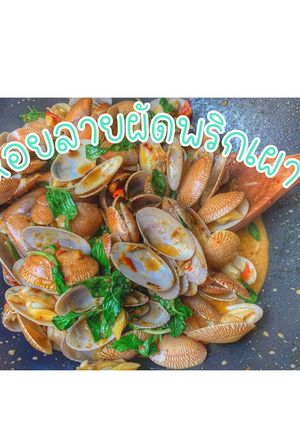 รูปของ หอยลายผัดพริกเผา